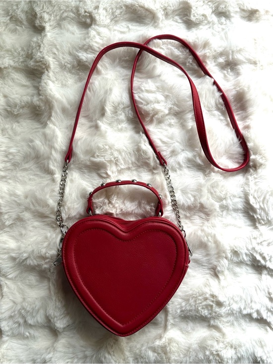 Dolls Kill Handbags - NWOT Doll’s Punk Red Heart Stylish Essential Bag - Women's Fashion Handbag